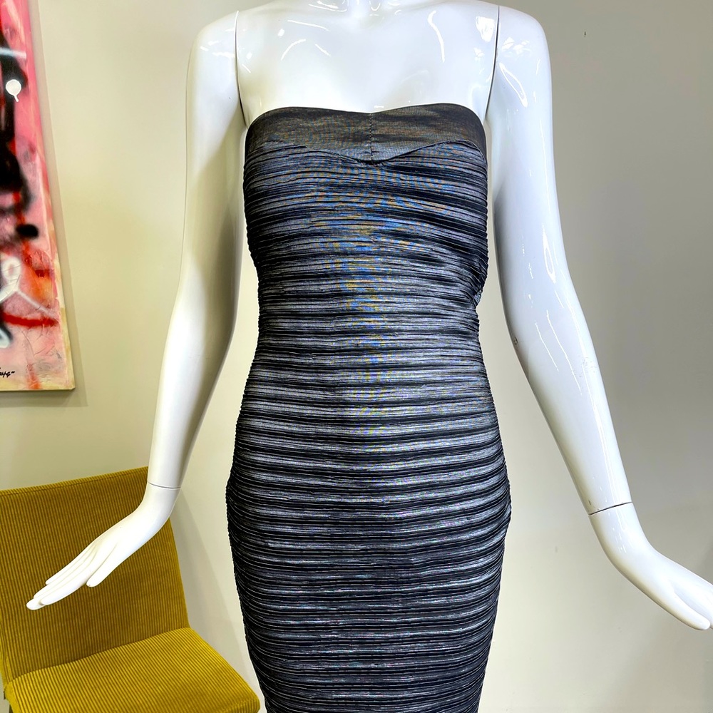 Poetry clothing Grey Pleated dress